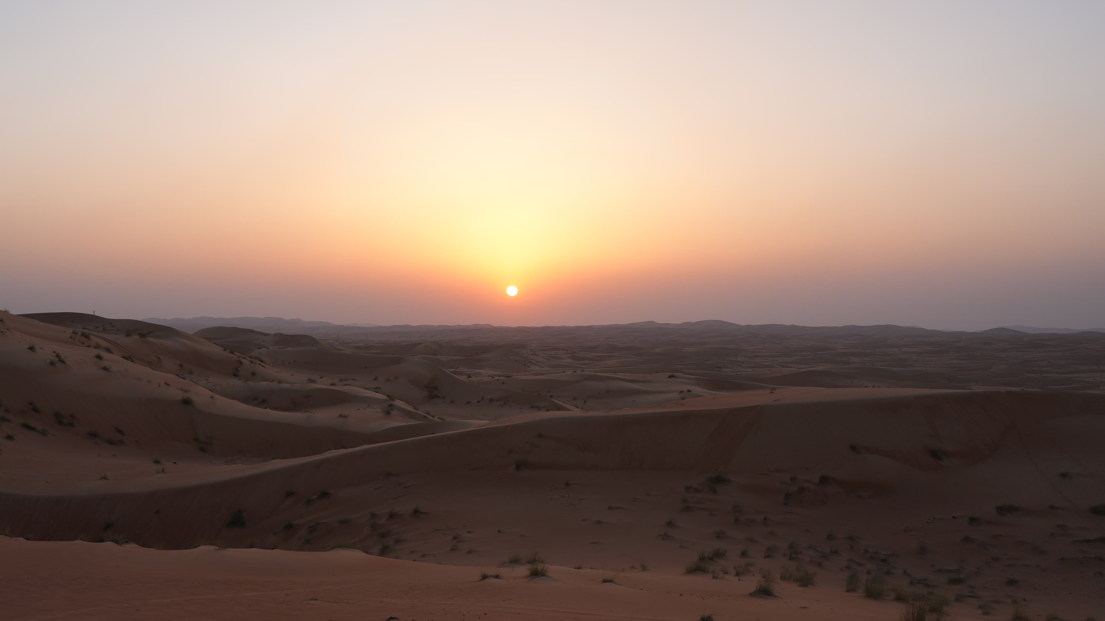 Ventrax Offroad convoy crossing UAE desert dunes